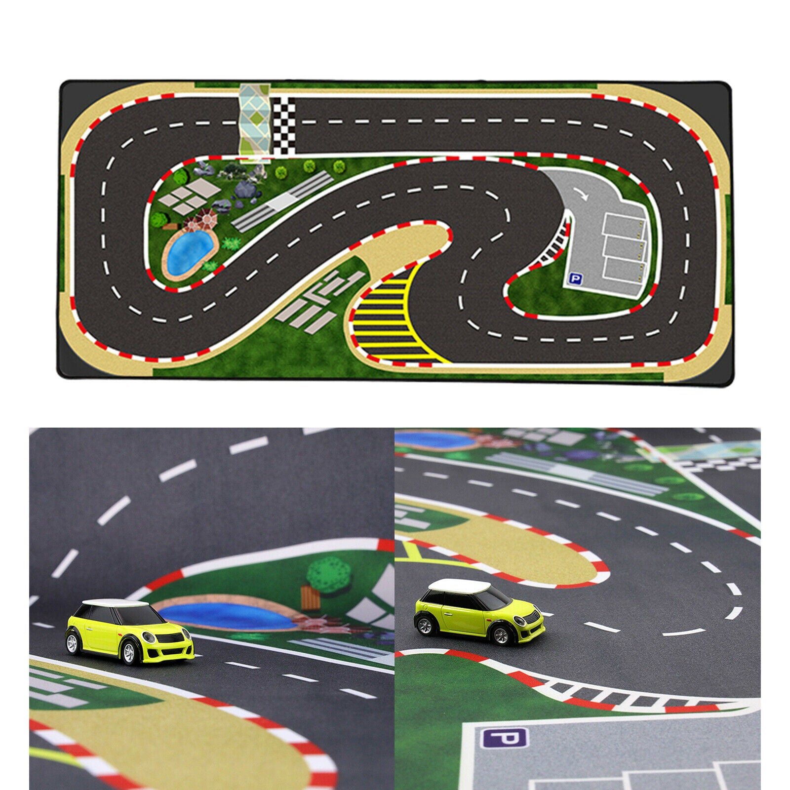 1/76 Remote Control RC Track Race Car Accessory for Turbo Racing Car Gifts