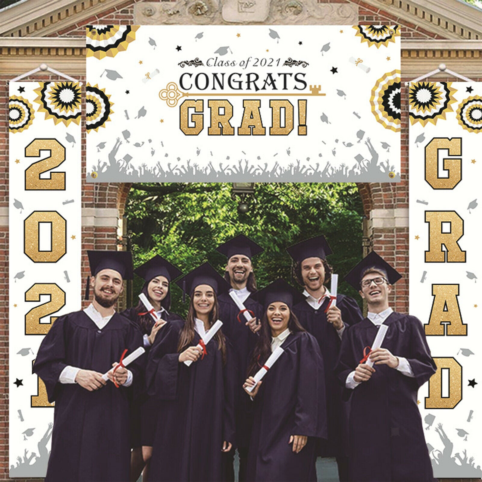 Graduation Signs Congrats Grad Graduation Party Decoration Party Supplies