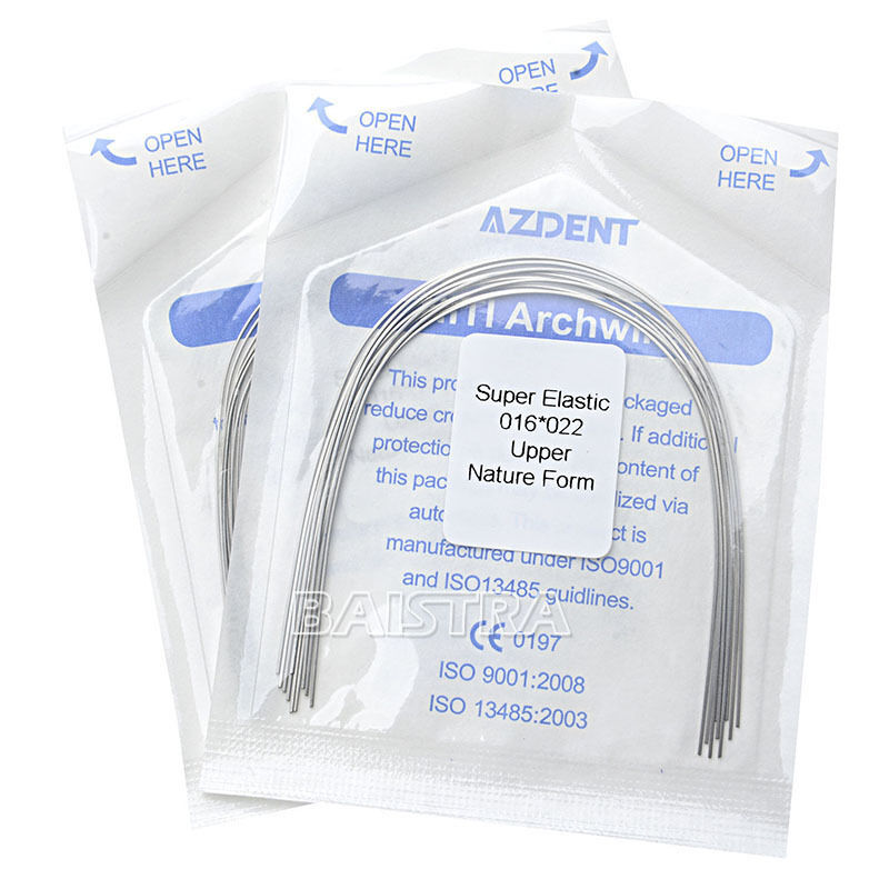 30 X Dental Ortho  Arch Wire Super Elastic Niti Rectangular 16*22 Upper AZDENT