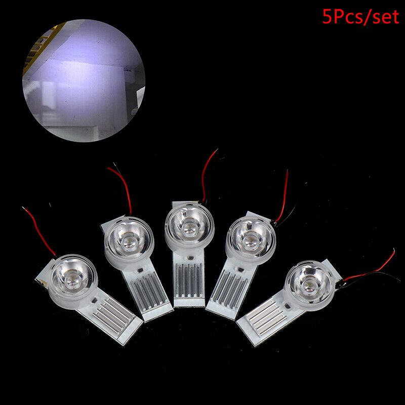 5pcs 1W DC3.2V Mini LED Spot light Thumb Spotlight Lamp Cabinet Ambient L.l8