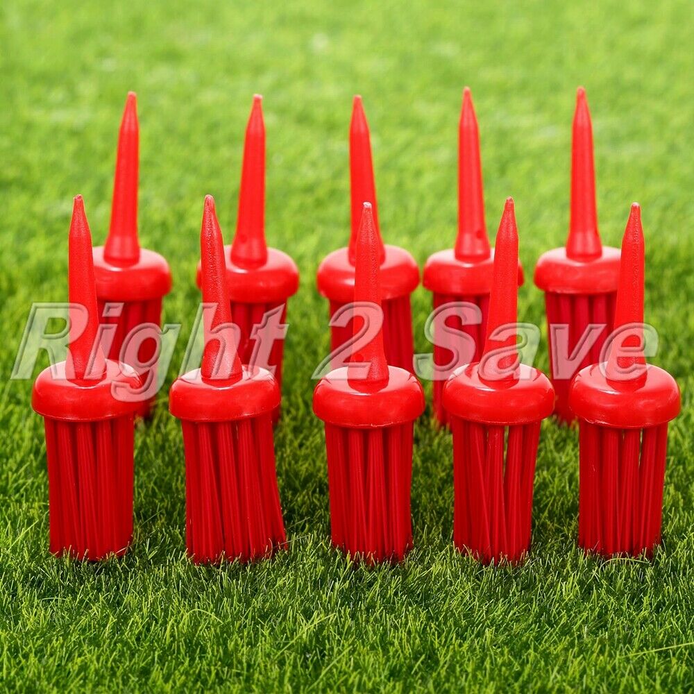 1Pack(50Pcs) 62mm Golf Brush Tees Plastic Bristles Tee Driver Training  Aid Tool
