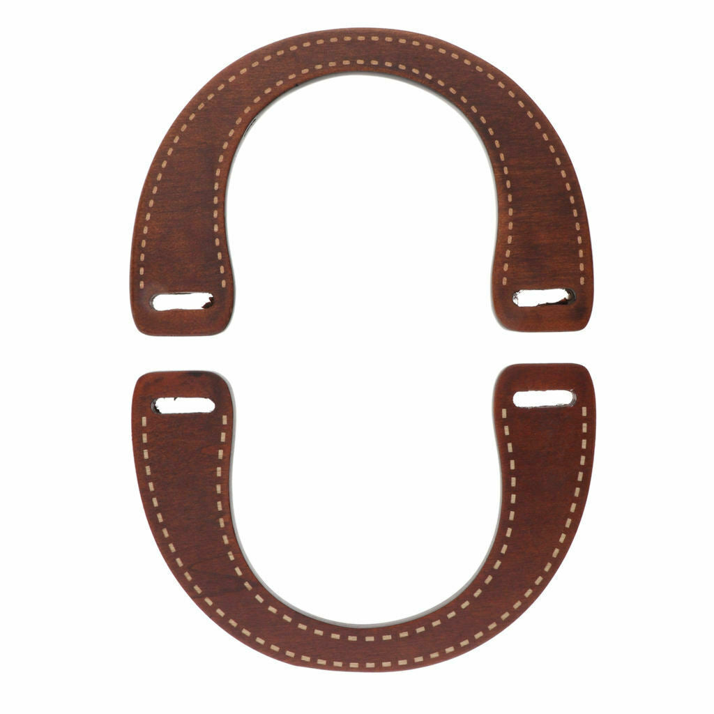 2pack U Shape Wooden Purse Handle Wooden Bag Handle Replacement Handbag Bag