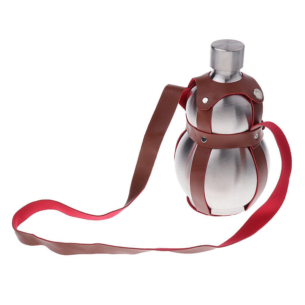 New 1500ml Stainless Steel Gourd Wine   Flask Bottle Flagon Kettle