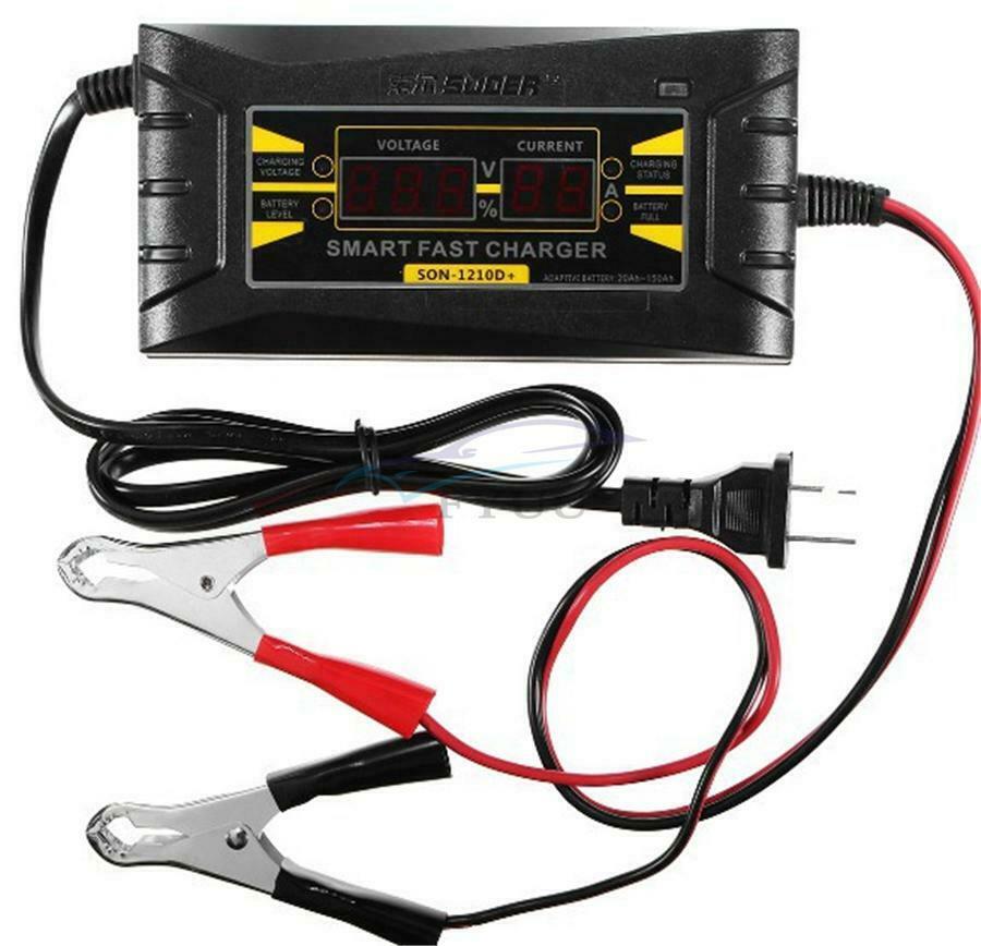 12V 10A Circuit Protection MCU Controller PWM Charging Mode Battery Charger-USA