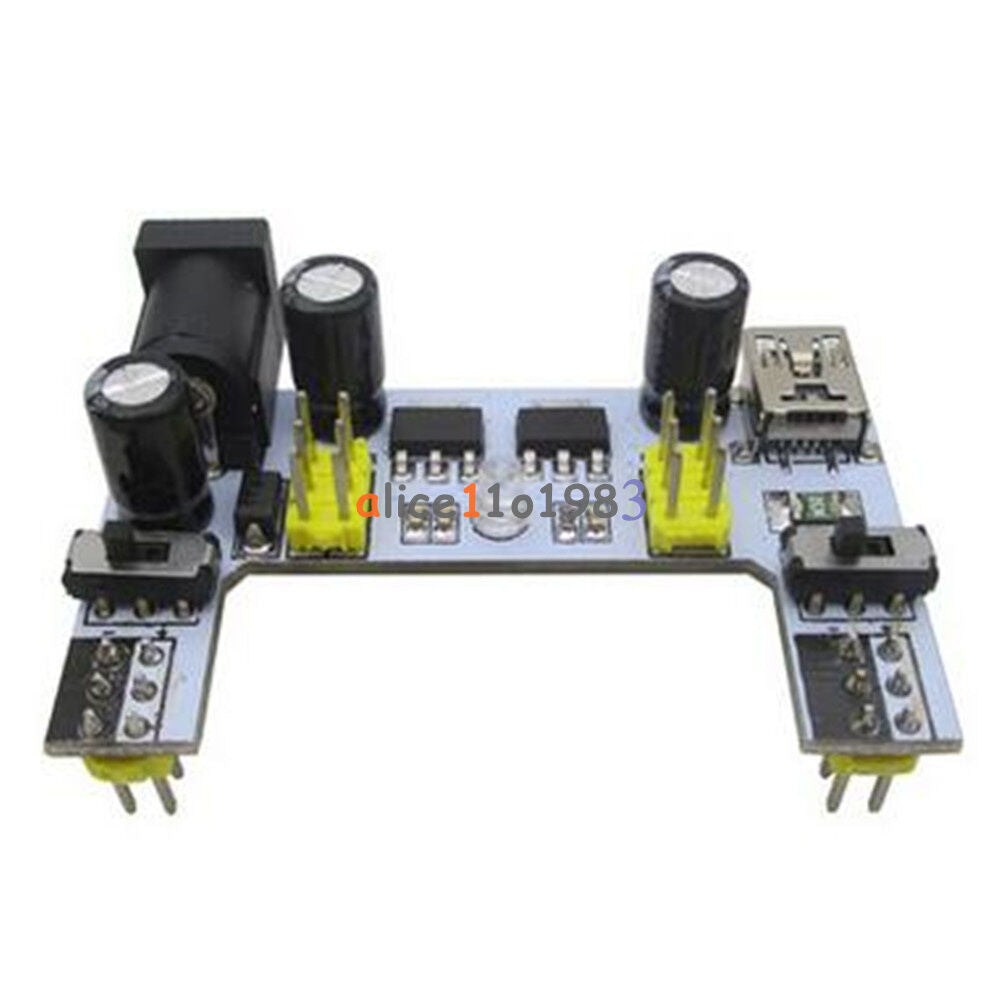 Mini USB MB102 Breadboard Power Supply Module DC7-12V For Arduino Bread Board