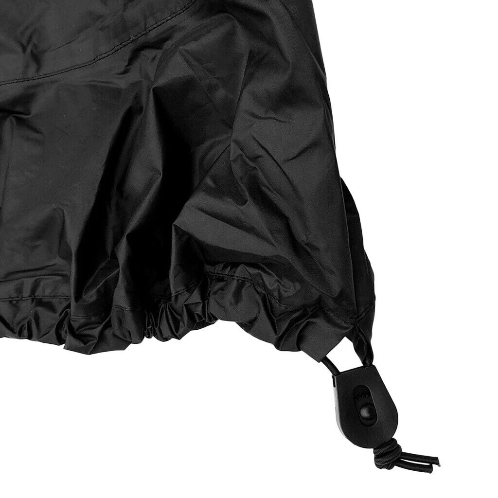 Kayak Splash Spray Skirt Deck Cockpit Spraydeck Waterproof Cover - XL Black