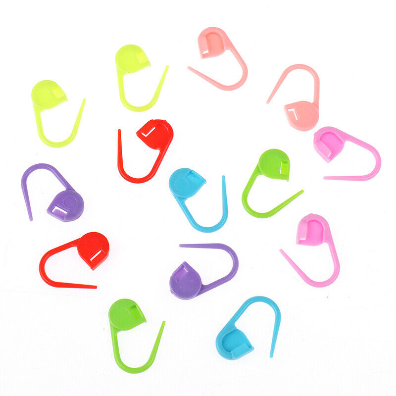 120Pcs Amazing Knitting Crochet Locking Stitch Needle Clip Markers Holder.l8
