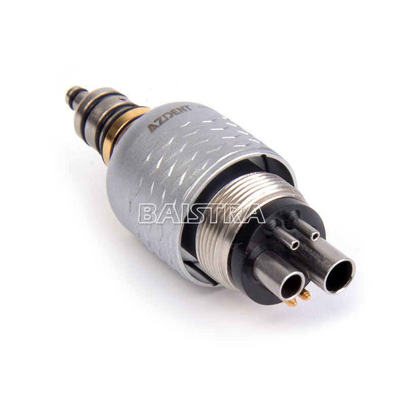 2X Dental Quick Coupling Coupler Connector for 6 Holes RQ-04 Fiber Handpiece
