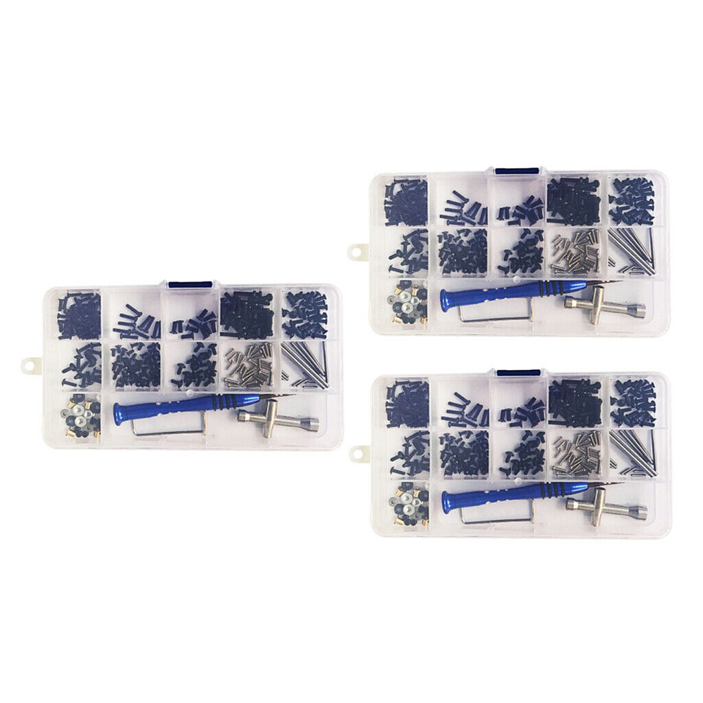 3 Kit Screws Bolt Repair Tool Box Kit for Wltoys 1/14 144001 DIY Accessory
