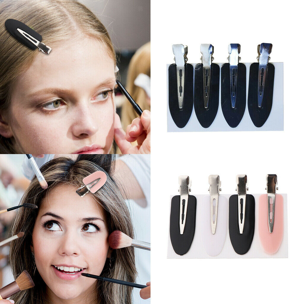8Pcs No Bend Hair Clips Curl Pin Clips Woman Girls Bangs No Mark Hairclips