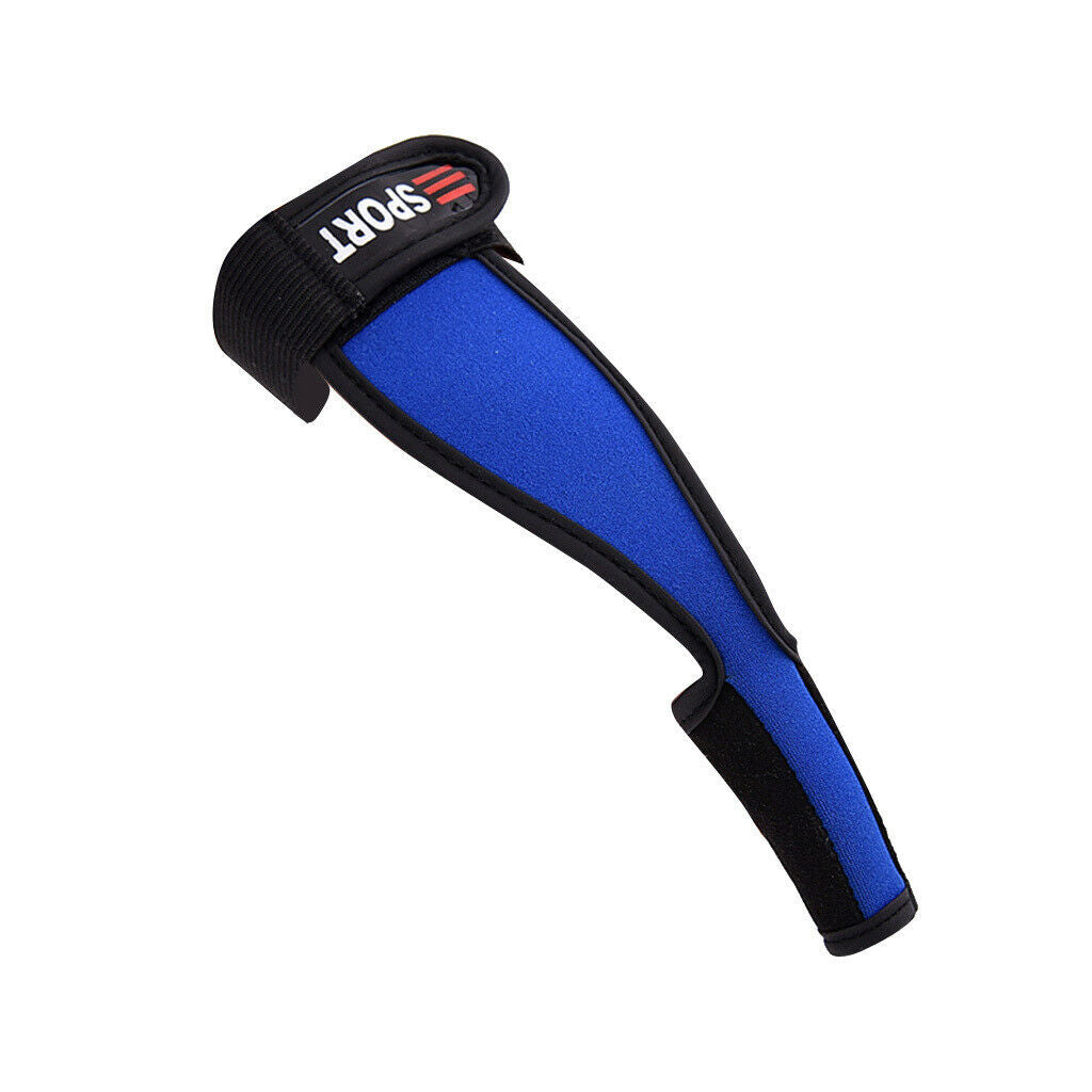 Adjustable Non-Slip Single Finger Glove Fishing Casting Glove Blue