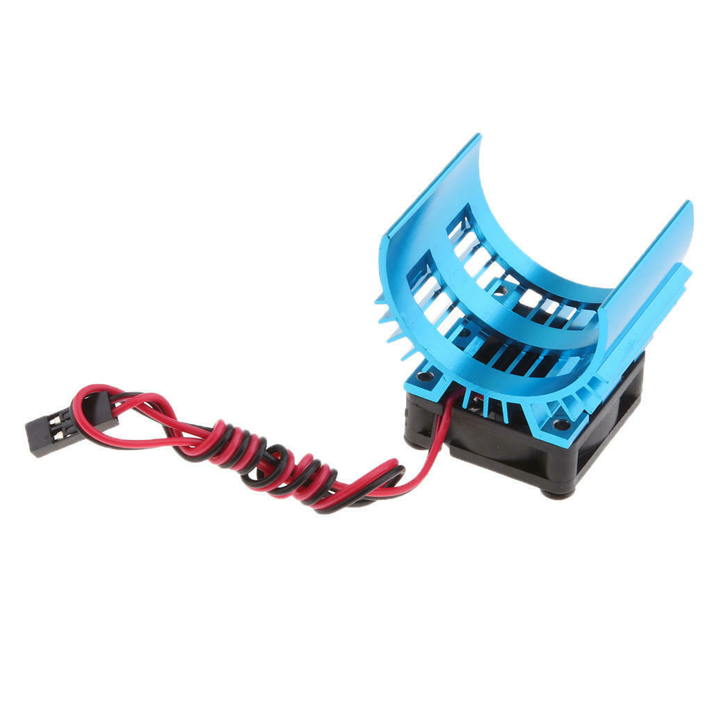 1110/540/550 Motor Heat Sink with Fan Cooling for RC 1:10 RC Car Parts Blue