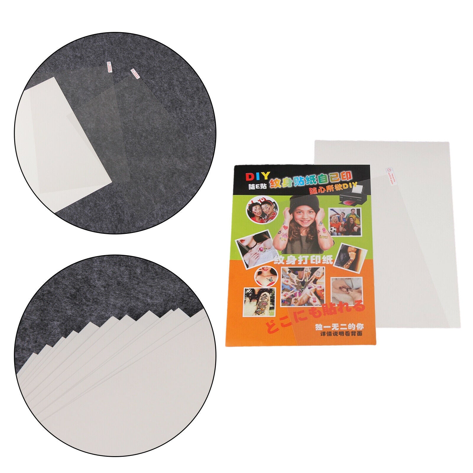 10X Tattoo Paper DIY Tattoo Tracing Paper for Tattoo Kit Inkjet A4