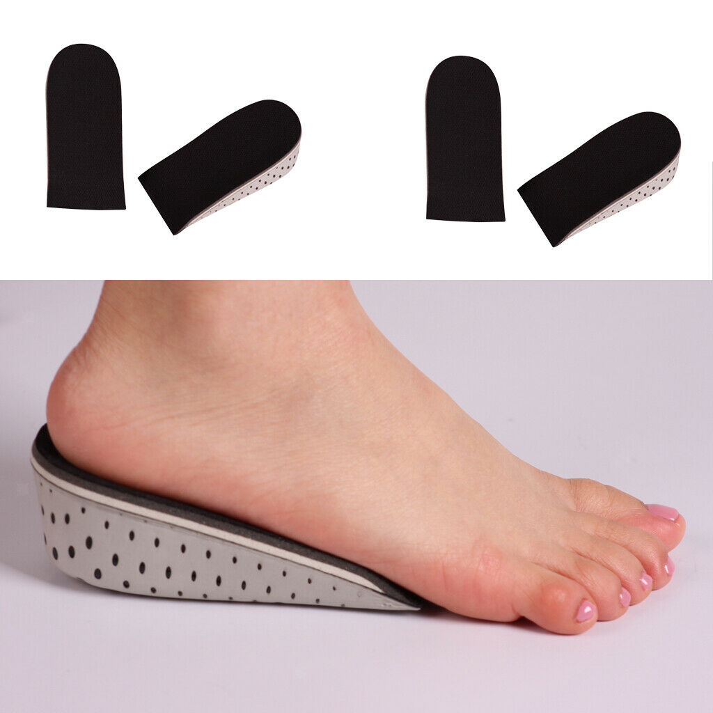2Pairs Soft Breathable Adjustable Memory Foam Height Increase Insoles 3cm