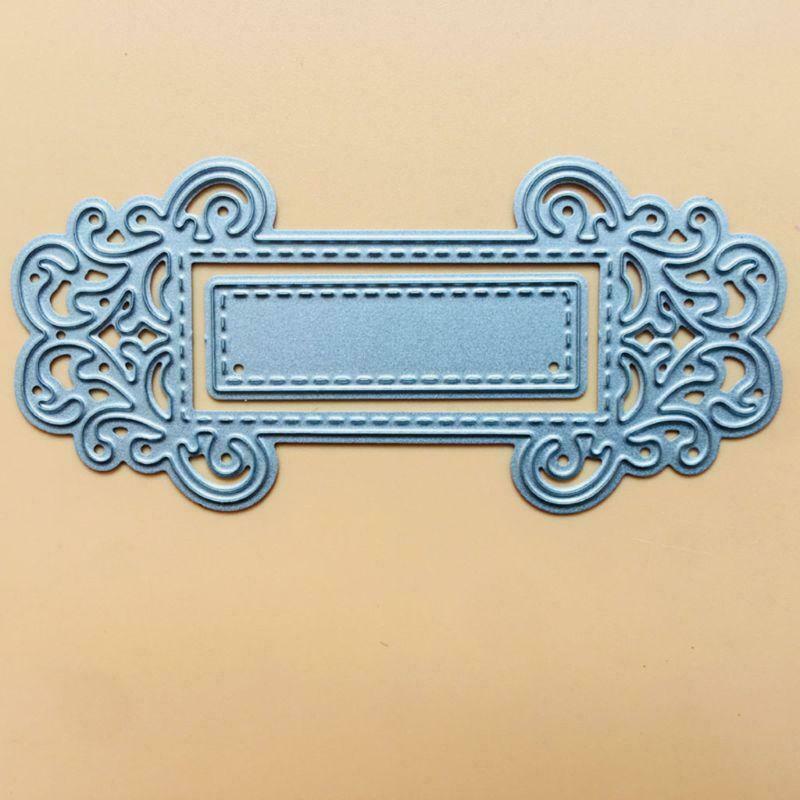 Flower Frame Metal Cutting Dies Stencil Scrapbooking DIY Album Stamp Paper Card