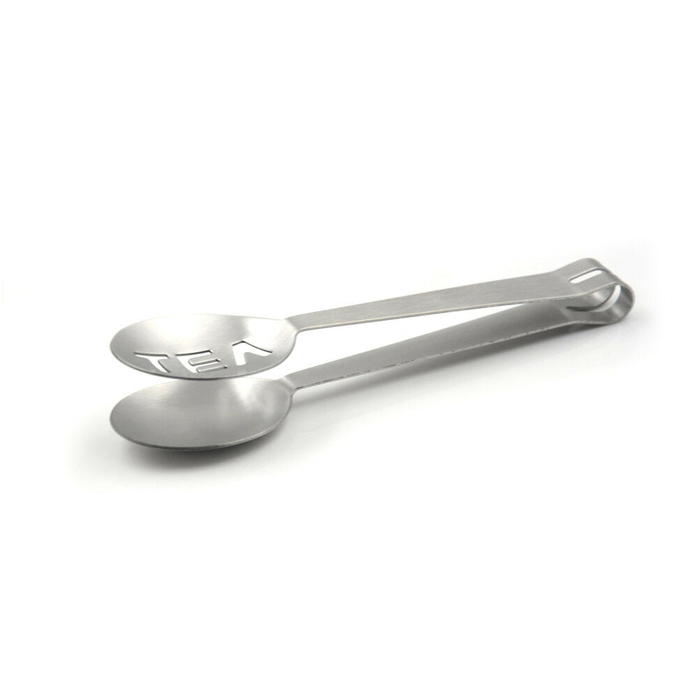 Stainless Steel Teabag Tongs Tea Bag Squeezer Holder Herb Grip Kitchen To.l8