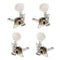 4PCS 2L2R Open Tuning Pegs Machine Heads for Ukulele 4 String Guitar Accessory