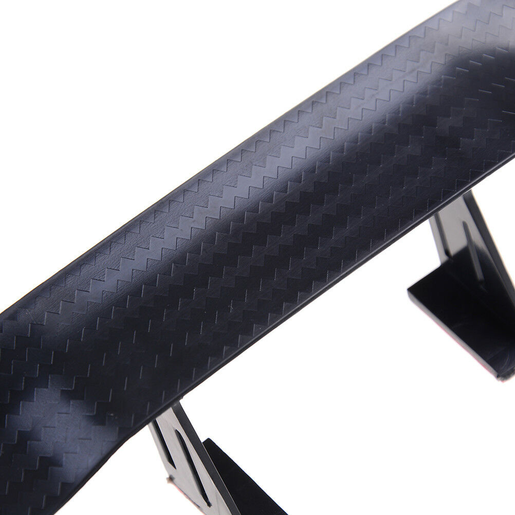 6.7" universal car tail wing gt carbon spoiler mini auto fiber decoratio.l8
