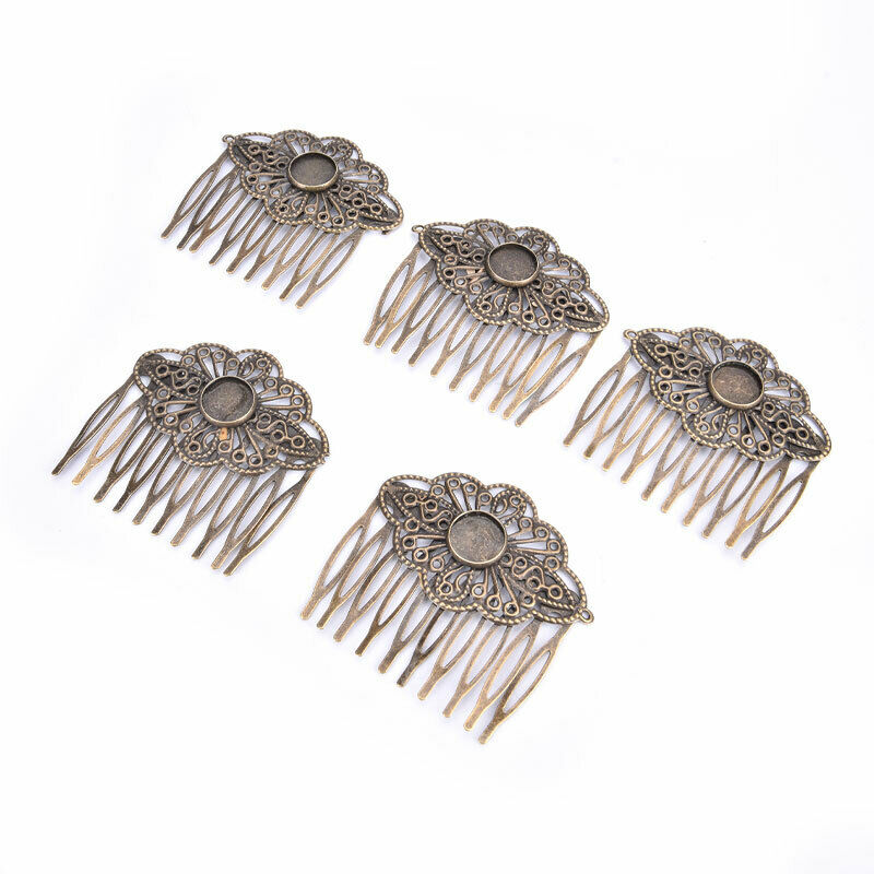5pcs Hair Comb Jewelry Making Hairpins Findings Hair Clips AccessoriesFCA