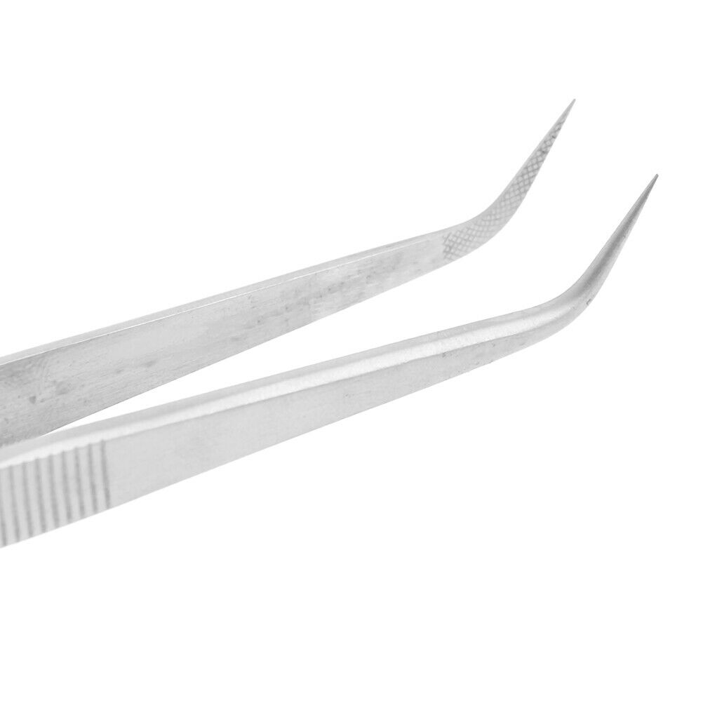 Adjustable slide lock antistatic tweezer for jewelry electronic component.l8
