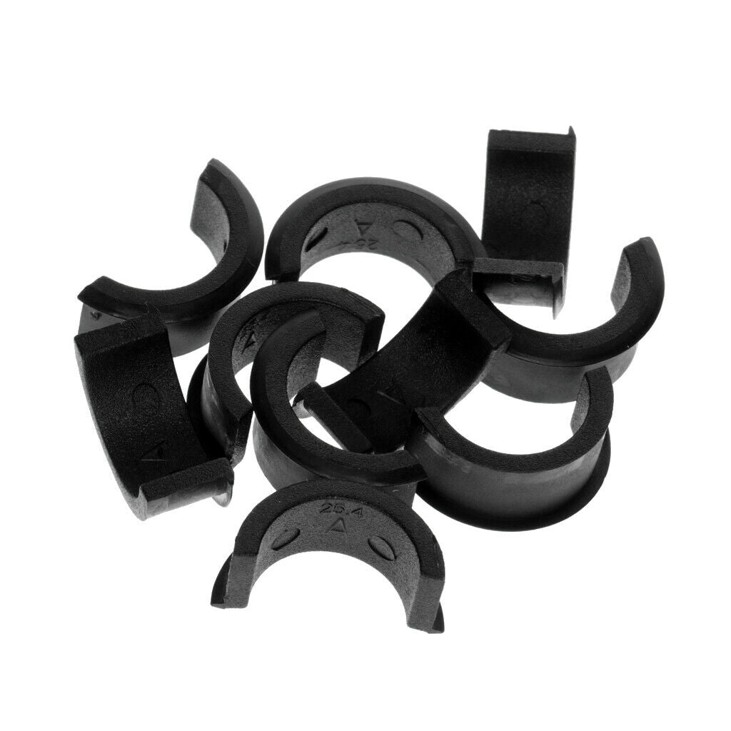 5 pairs of plastic bicycle handlebar brackets Conversion Extender Spacer 12x25.4
