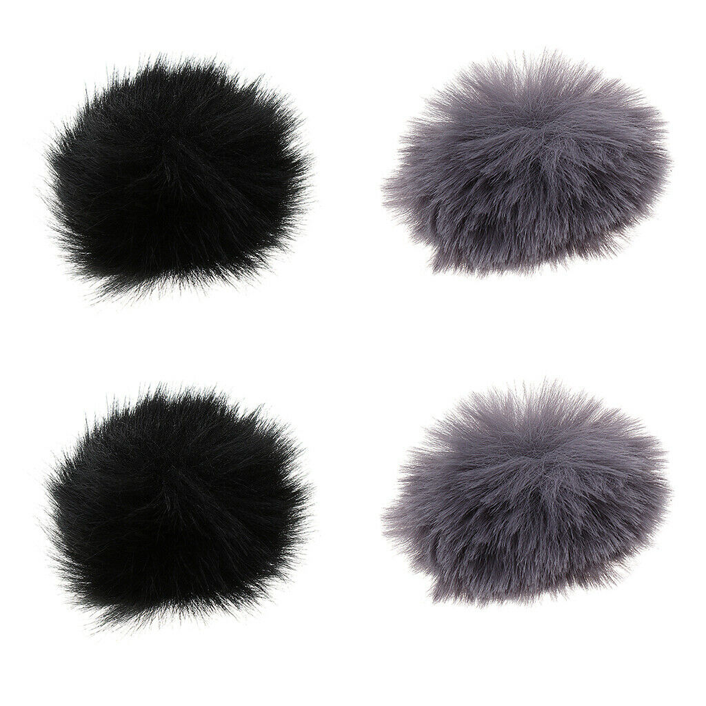4pcs Microphone Windshield for Lapel Lavalier Microphone
