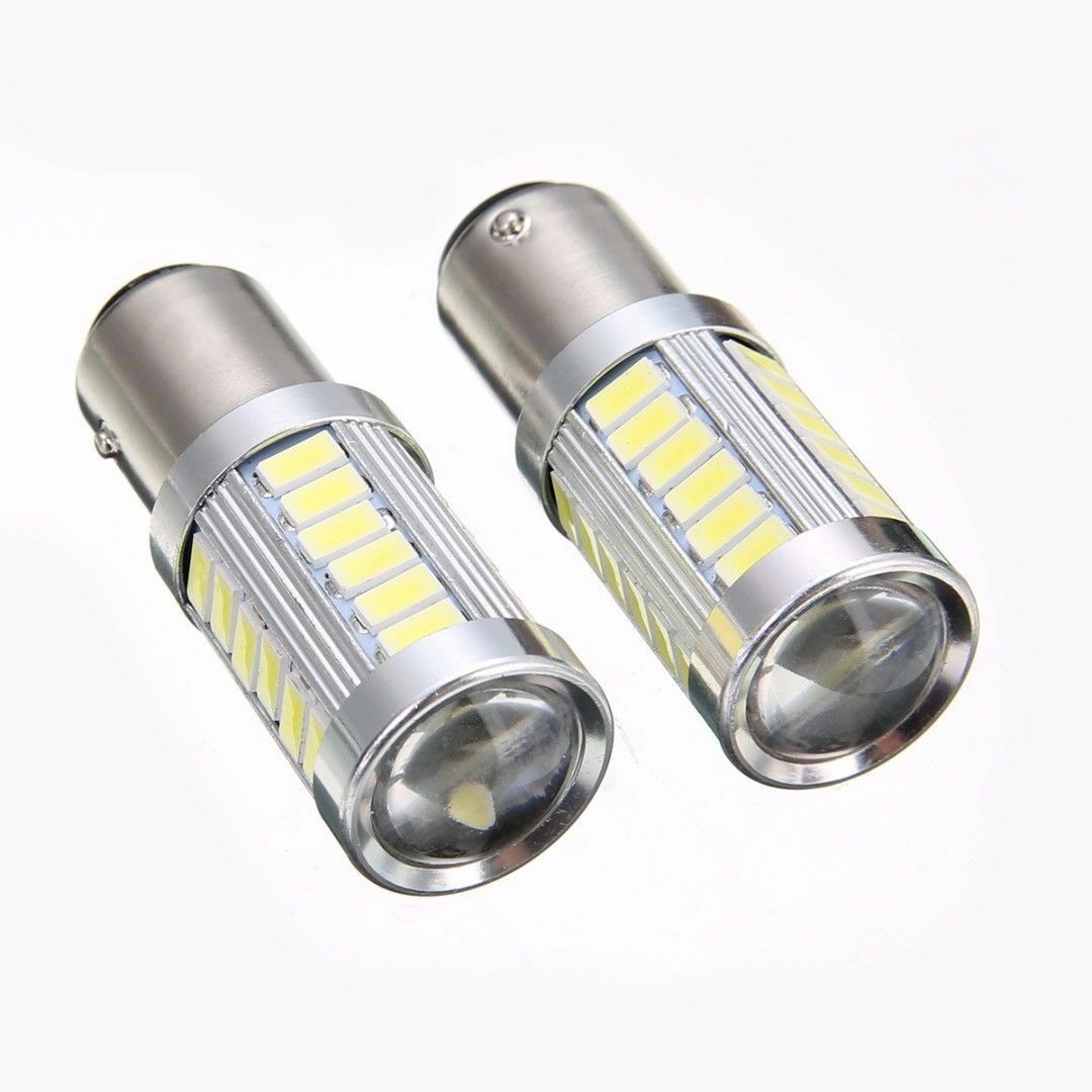 2pcs 12V BA15D P21W 1157 33SMD LED Car Backup Reverse Head Light Bulb Hot