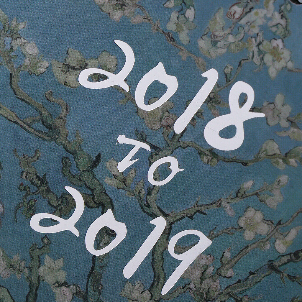 Desk Storage Box Organizer Stationery Box & Desktop Calendar Apricot Flower