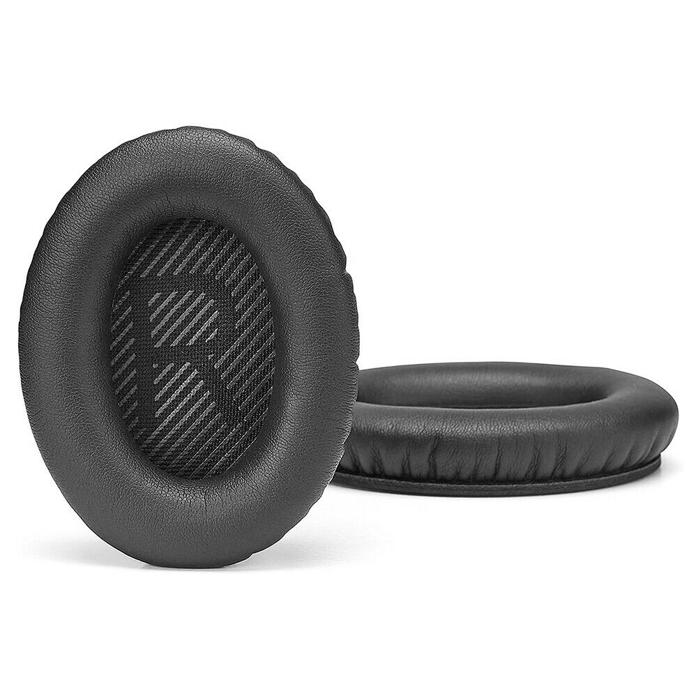 1 Pair Leather Foam Headphone Replacement Ear Pads for Bose QC2 QC15 QC25 @
