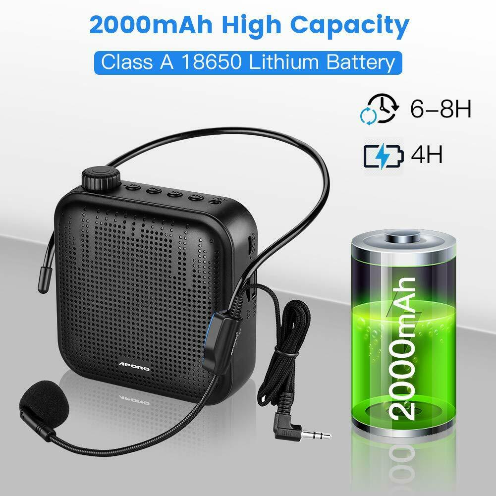 Portable  Mini Audio Amplifier Rechargeable Ultralight Loudspeaker For Teachers