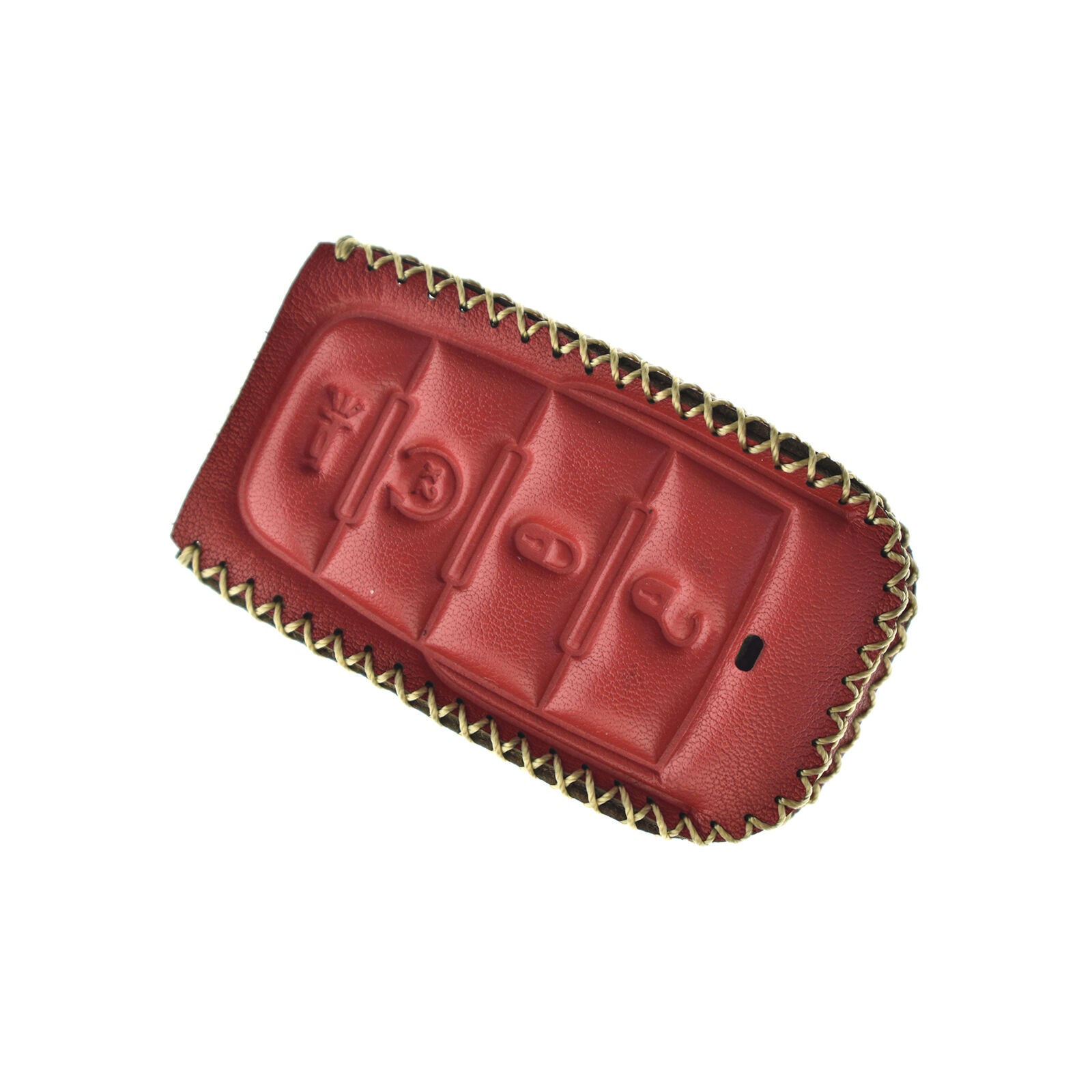 Leather 4 Buttons Smart Key Cover Fob Case For Dodge Ram 1500 2019 2020 2021