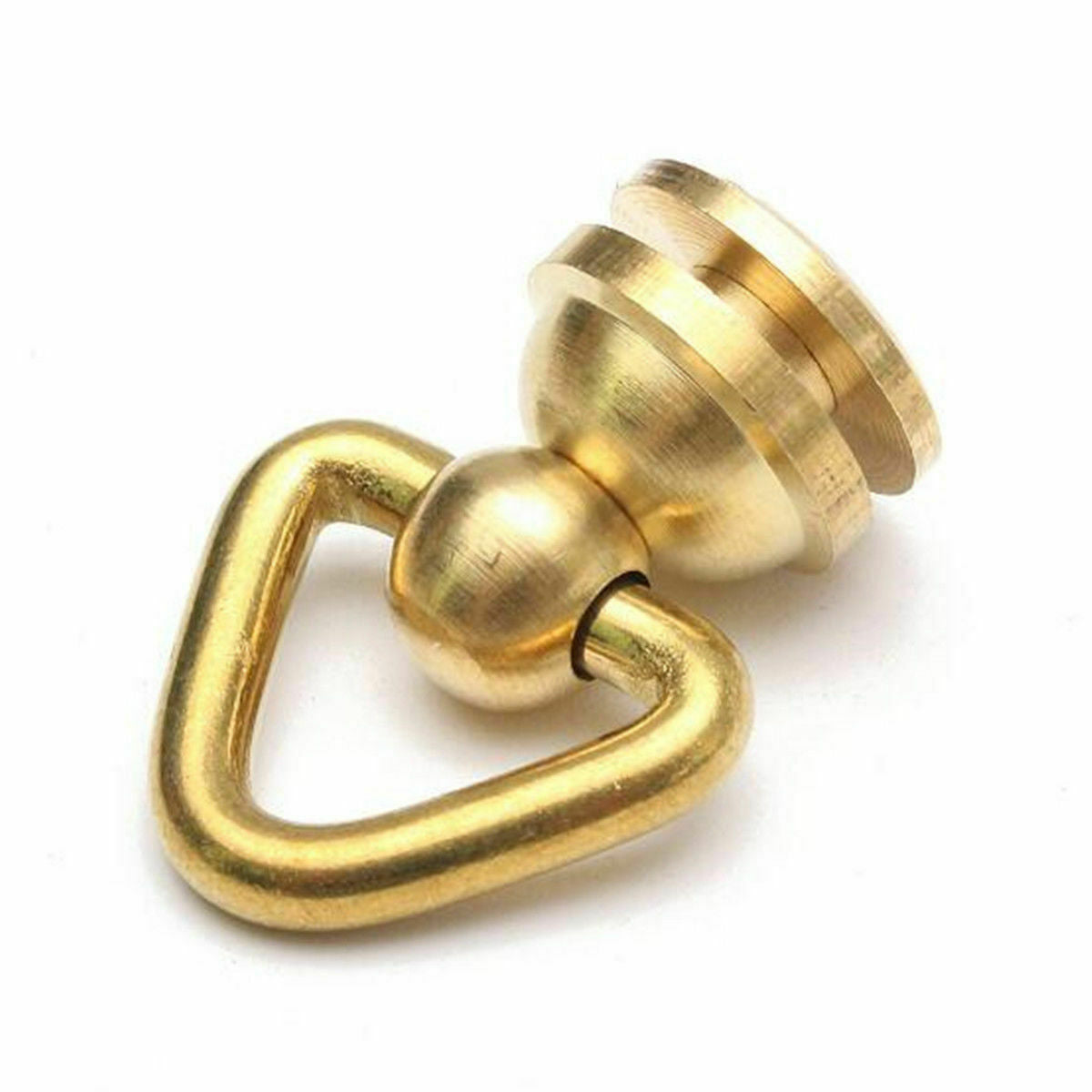 Solid BRASS CONNECTOR JOINT Medium Wallet Chain Rope Key Safety Hardware Leather