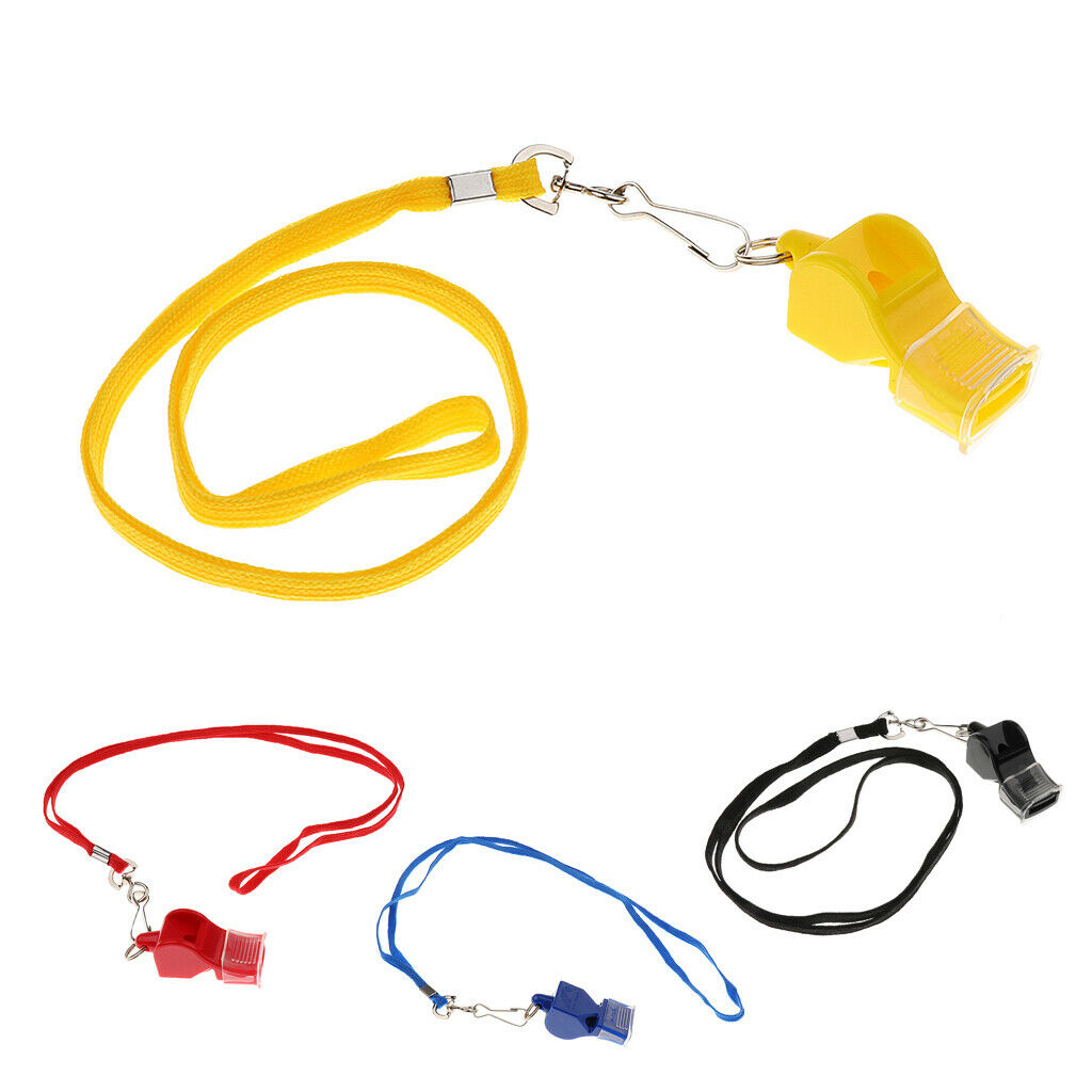 4 Pieces Soccer Basketball  REFEREE WHISTLE, Outdoor Survival Safety