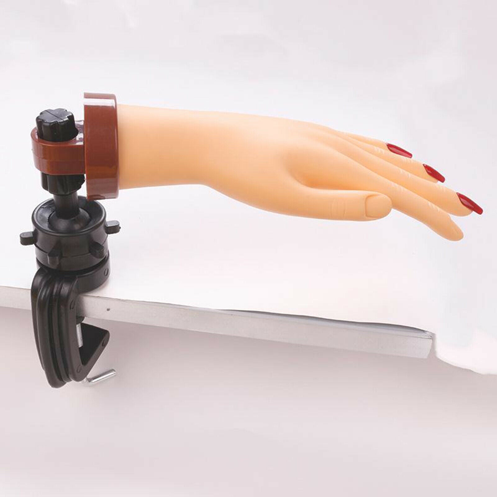 Left Lifesize Practice Hands Training Display Manicure Hand with Bracket