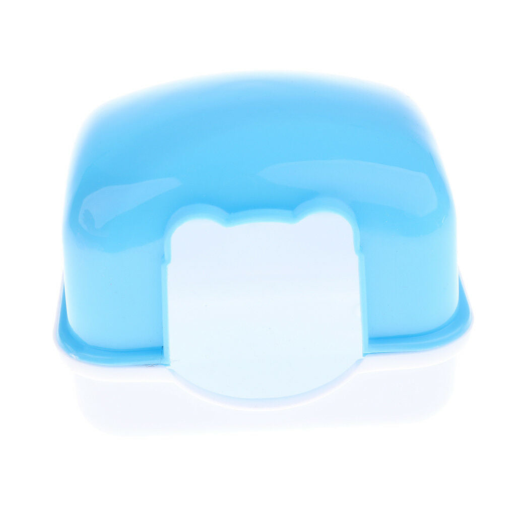 Mini Pet Hamster Sleeping Room House Plastic For Little Pet Mice Rats Blue