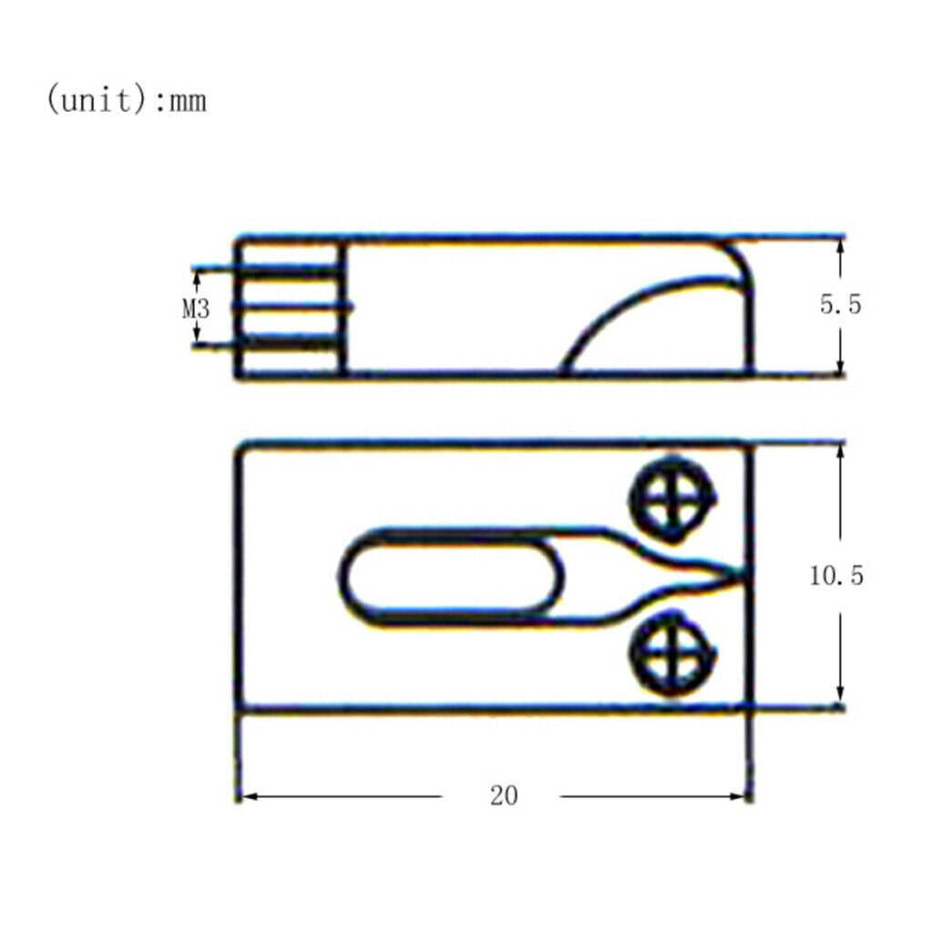 Golden Saddle Guitar Bridge String Saddles For Electric Guitar Spare Part