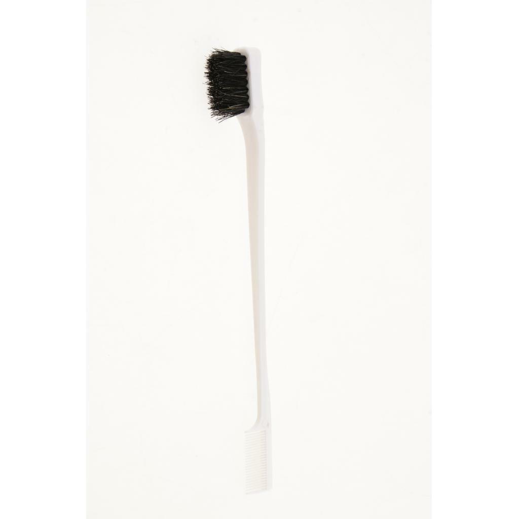 2pc Edge Control Brush Double Sided Comb Smooth Natural Look Polish Hair
