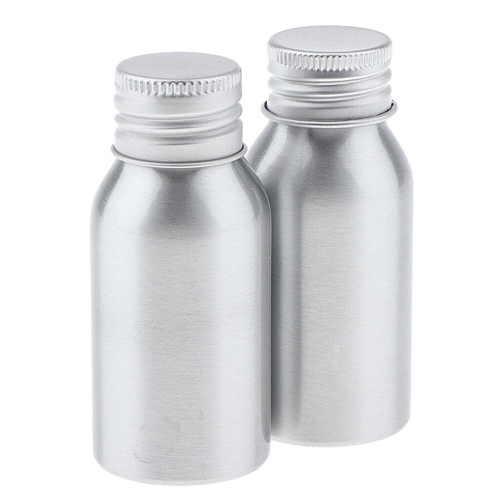 Reusable 40mL Empty Cosmetics Aluminum Bottles - Leak Proof & UV Protection -
