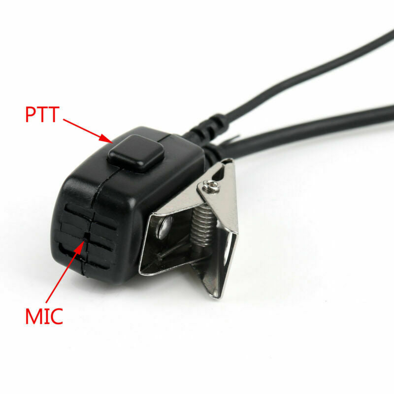 5xG-Shape Ear-Hook Earpiece Headset PTT MIC 2Pin For MIDLAND GXT400 450 Radio