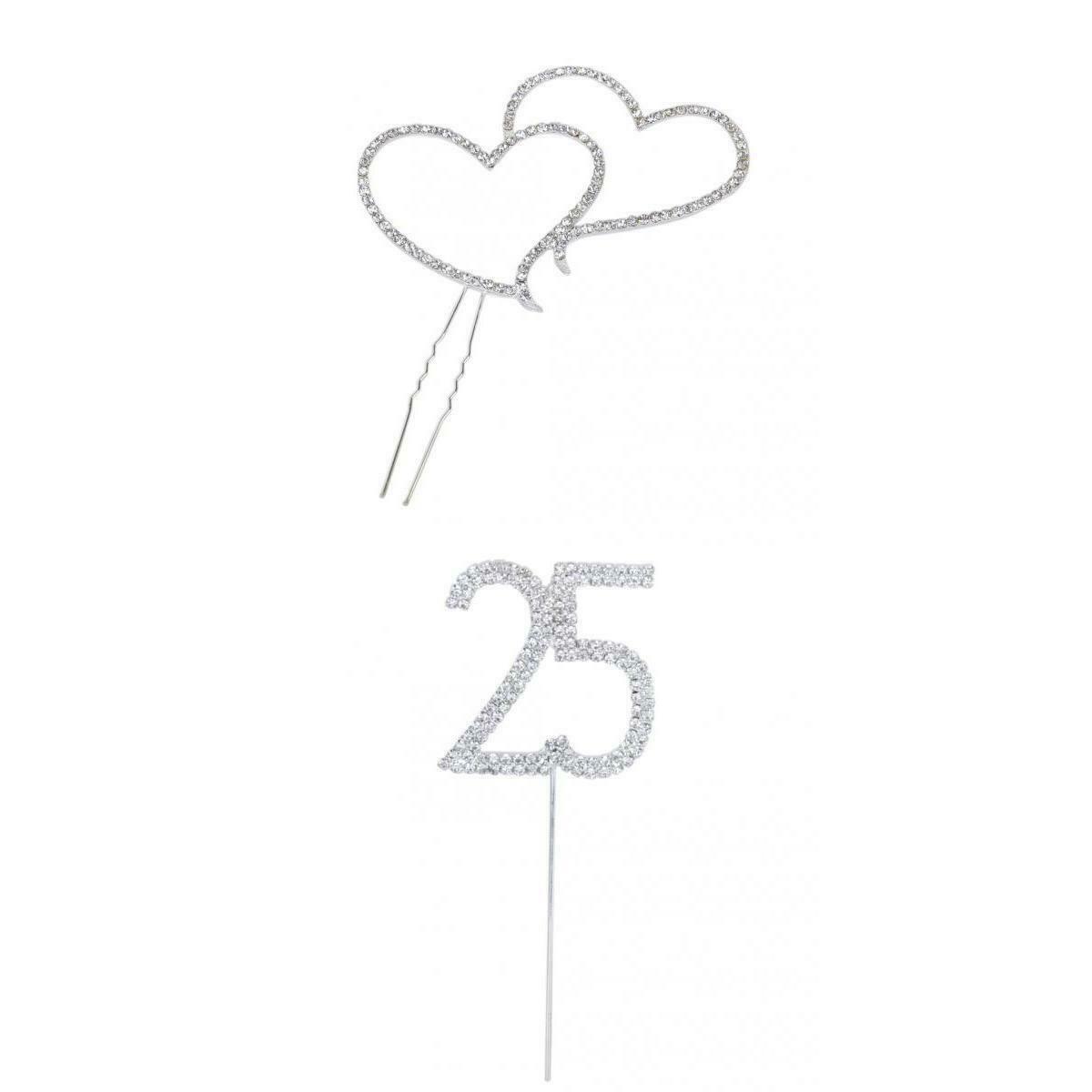 2 Pieces Cake Topper For Birthday Party