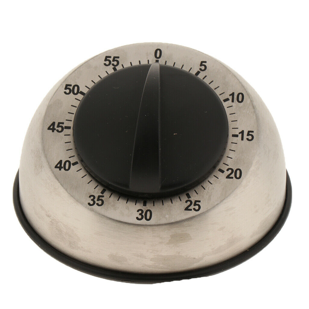 60 minutes mechanical stainless steel egg timer short timer kitchen timer