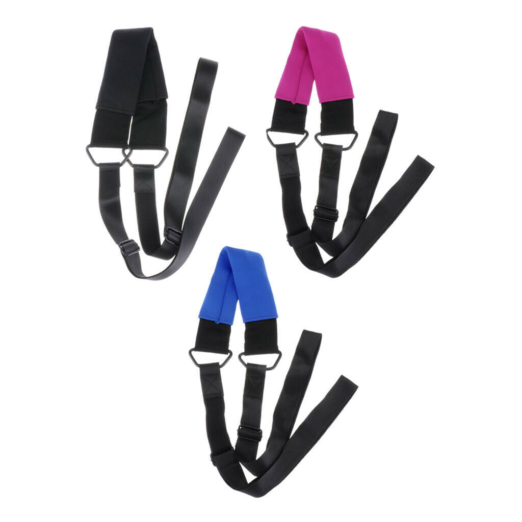 Adjustable Resistance Bands Workout Exercise Yoga Fitness Pull Belt Black