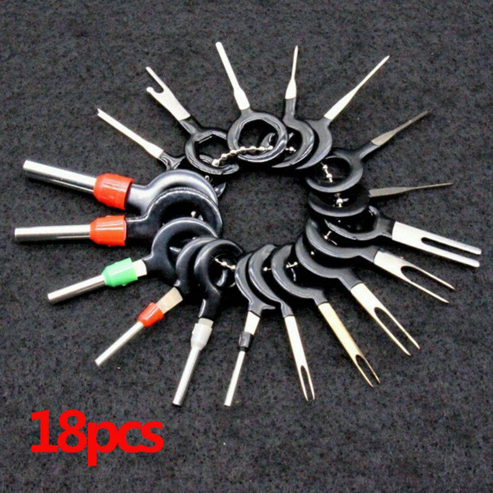 18Pcs/set Terminal Removal Tool Car Plug Circuit Wire Extractor Pin Connector HN
