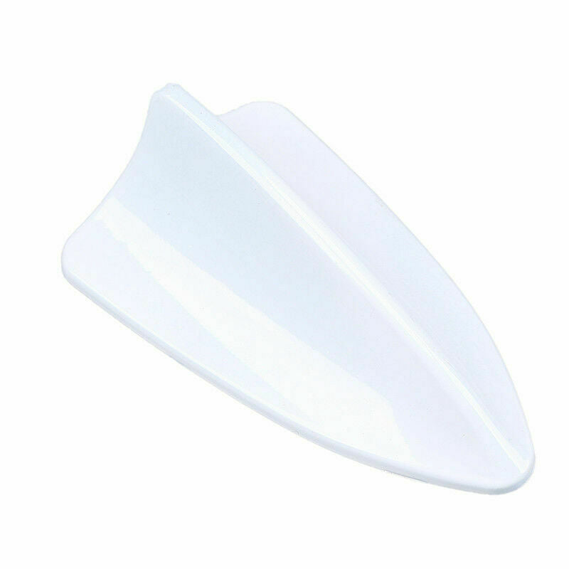 1Pc Universal White Car Auto Roof Shark Fin Style Antenna Decorative Top Aerial