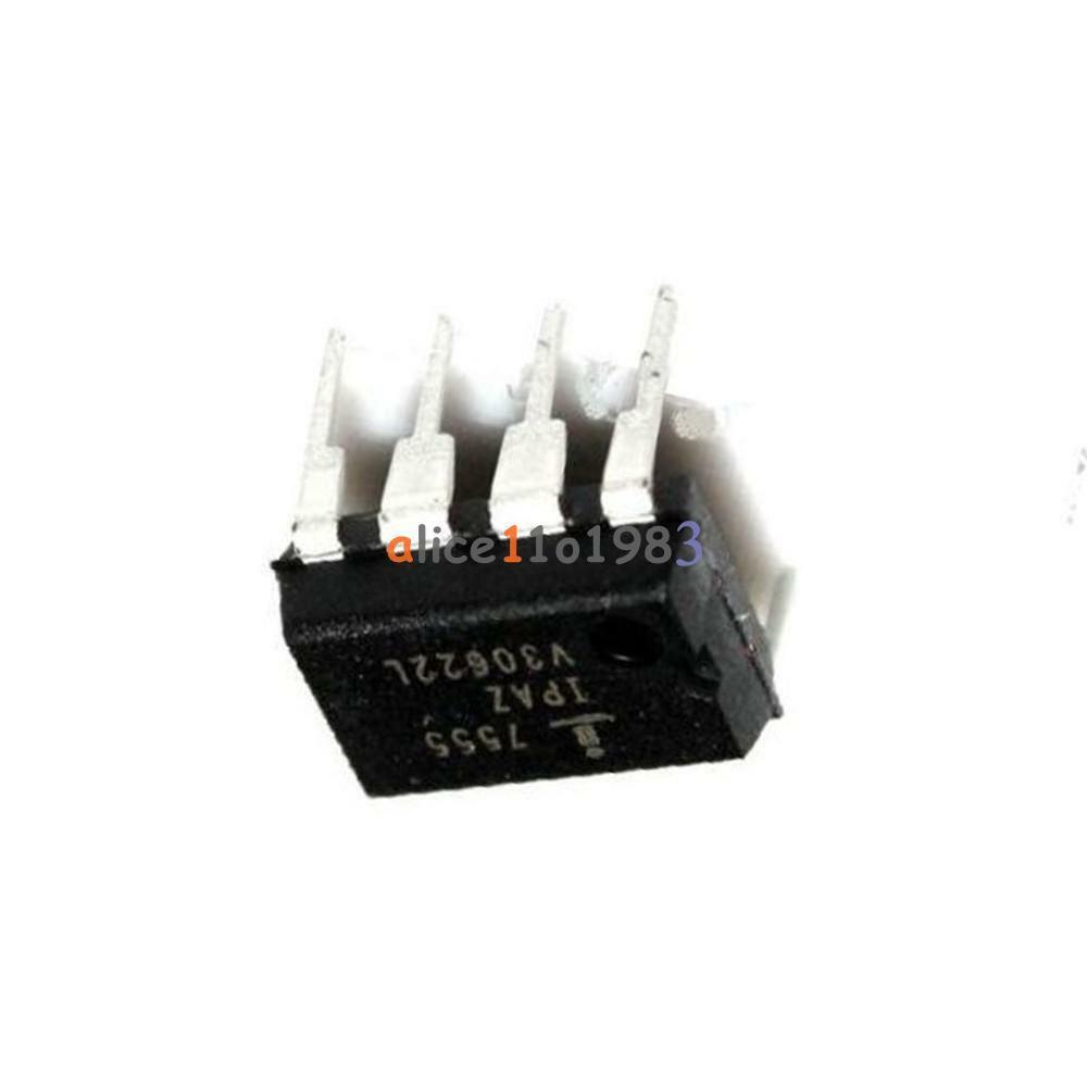 5PCS ICM7555IPA DIP8 IC OSC MONO TIMING 1MHZ  GOOD