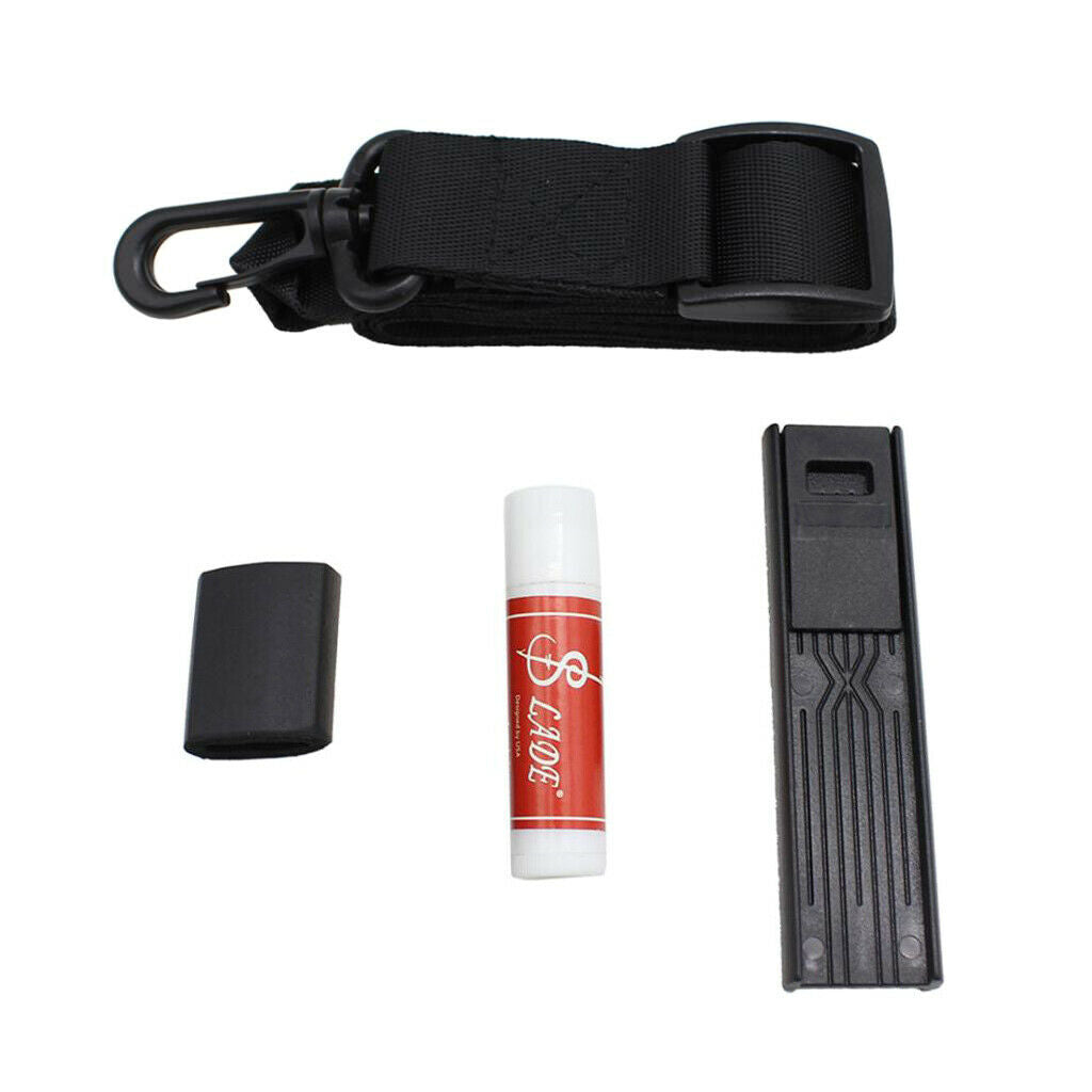 Flute Saxophone Accessories Kit Cork Grease Neck Strap Thumb Pad