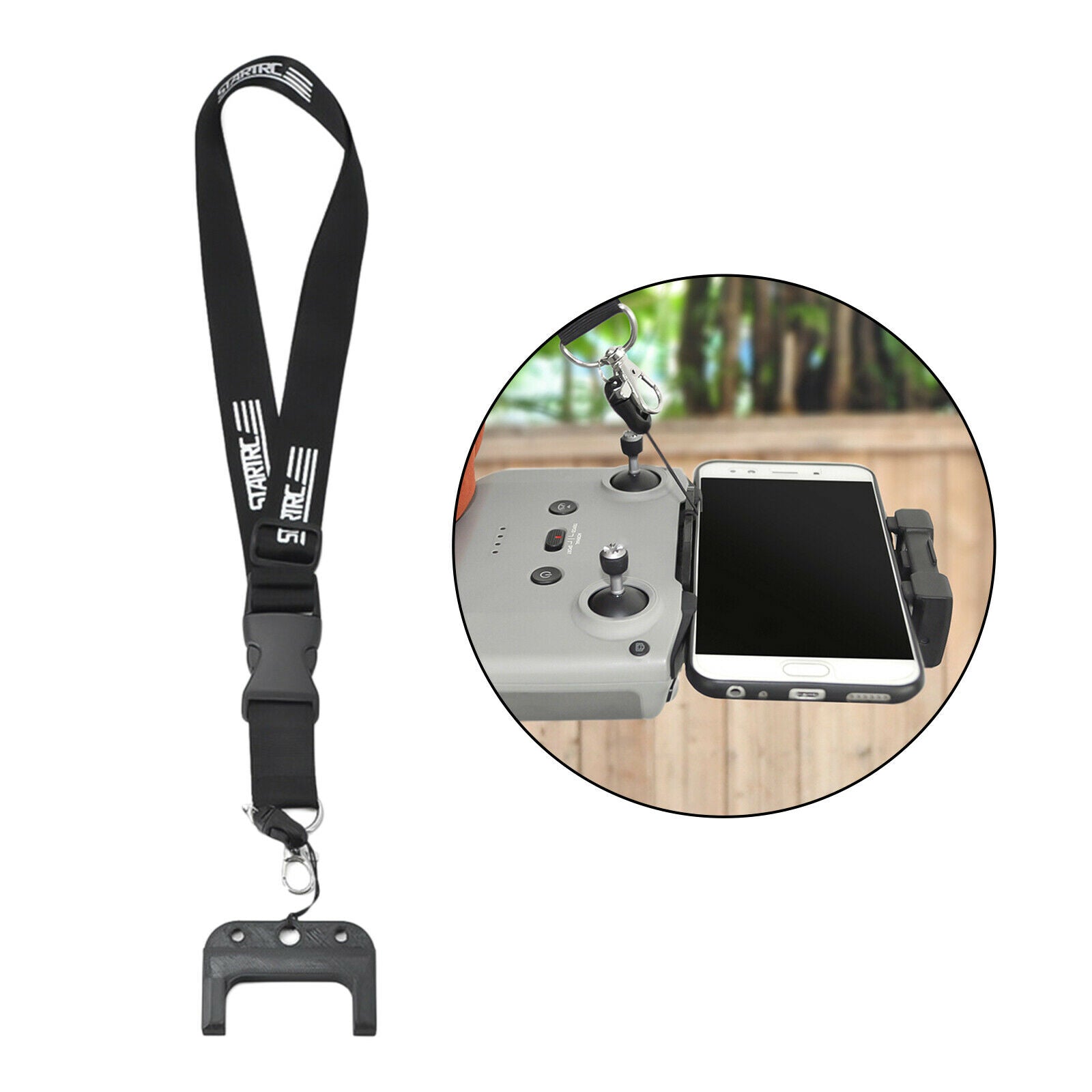 Neck Strap Lanyard for DJI Mavic Air 2 MINI 2 Drone Remote Controller Black