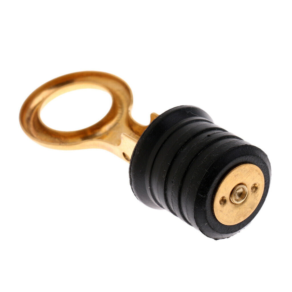 1.2'' Stainless Steel Snap  Style Boat Hull Livewell Drain Plug Bass Boat