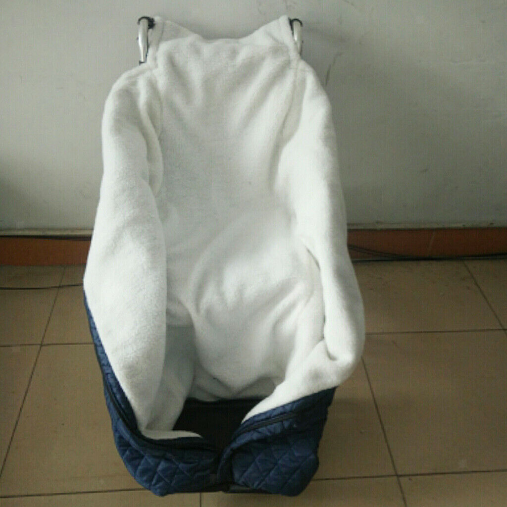 Plush Fleece Lining Wheelchair Warmer Cover Blanket Winter Windproof Elderly