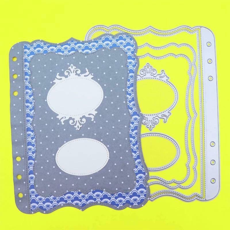 Photo Frame Metal Cutting Dies Stencil DIY Scrapbook Album Paper Card Template